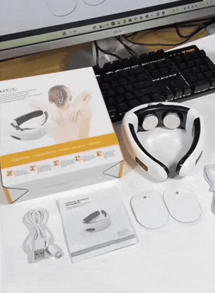Aparat de Masaj Cervical cu Electrostimulare